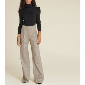 Veronica Beard Plaid Trousers